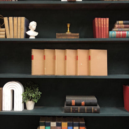 Classic Books by the Foot: The Works of, Gold Gilt, Decorative Hardcover Set, Display Hardcovers