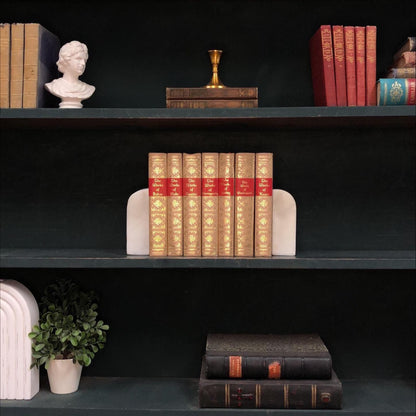 Classic Books by the Foot: The Works of, Gold Gilt, Decorative Hardcover Set, Display Hardcovers