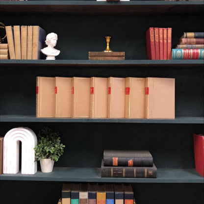 Classic Books by the Foot: The Works of, Gold Gilt, Decorative Hardcover Set, Display Hardcovers