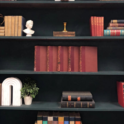 Classic Books by the Foot: English and American Literature Decorative Hardcover Set, Display Hardcovers