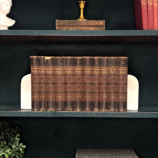 Foreign Language Books by the Foot: Goethe's German, Decorative Hardcover Set, Display Hardcovers
