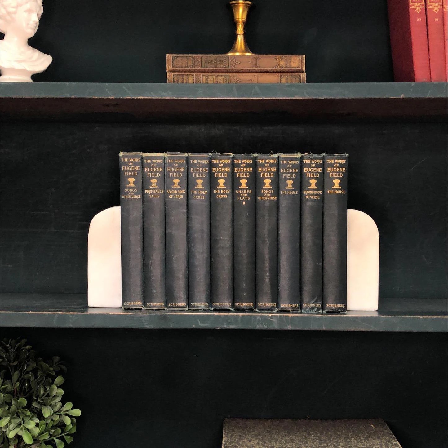 Classic Books by the Foot: The Works of Eugene Field, Decorative Hardcover Set, Display Hardcovers