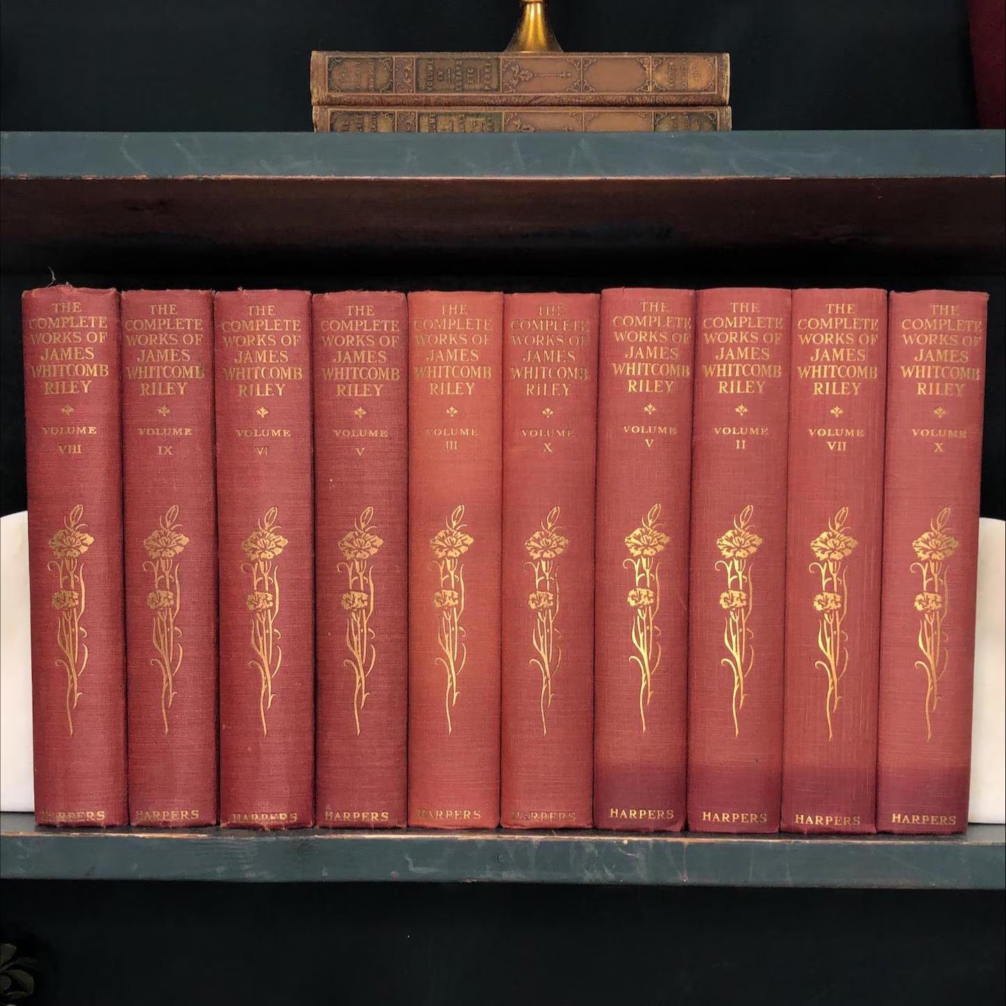 Classic Books by the Foot: The Complete Works James Whitcomb Riley, Decorative Hardcover Set, Display Hardcovers