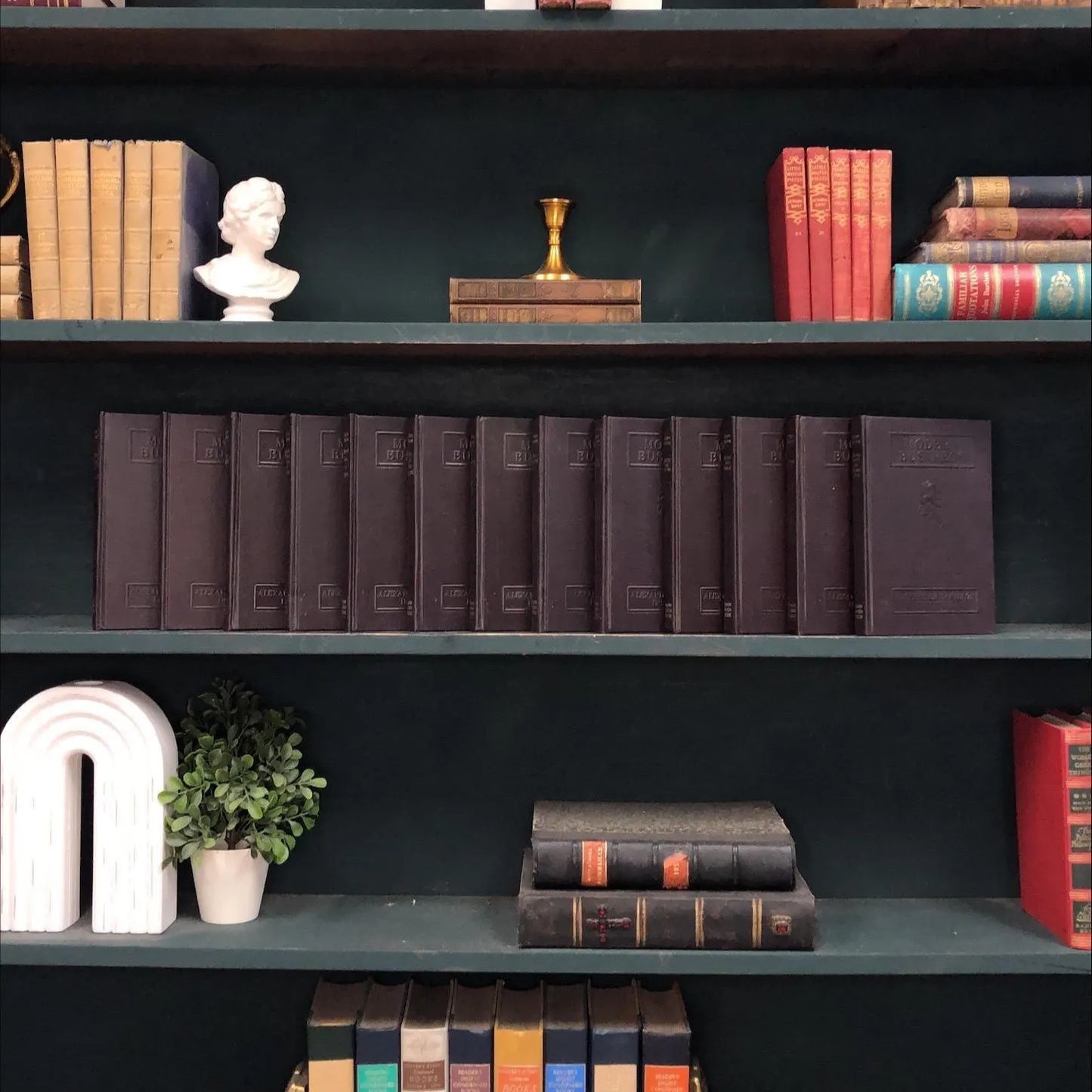 Classic Books by the Foot: Modern Business, Decorative Hardcover Set, Display Hardcovers