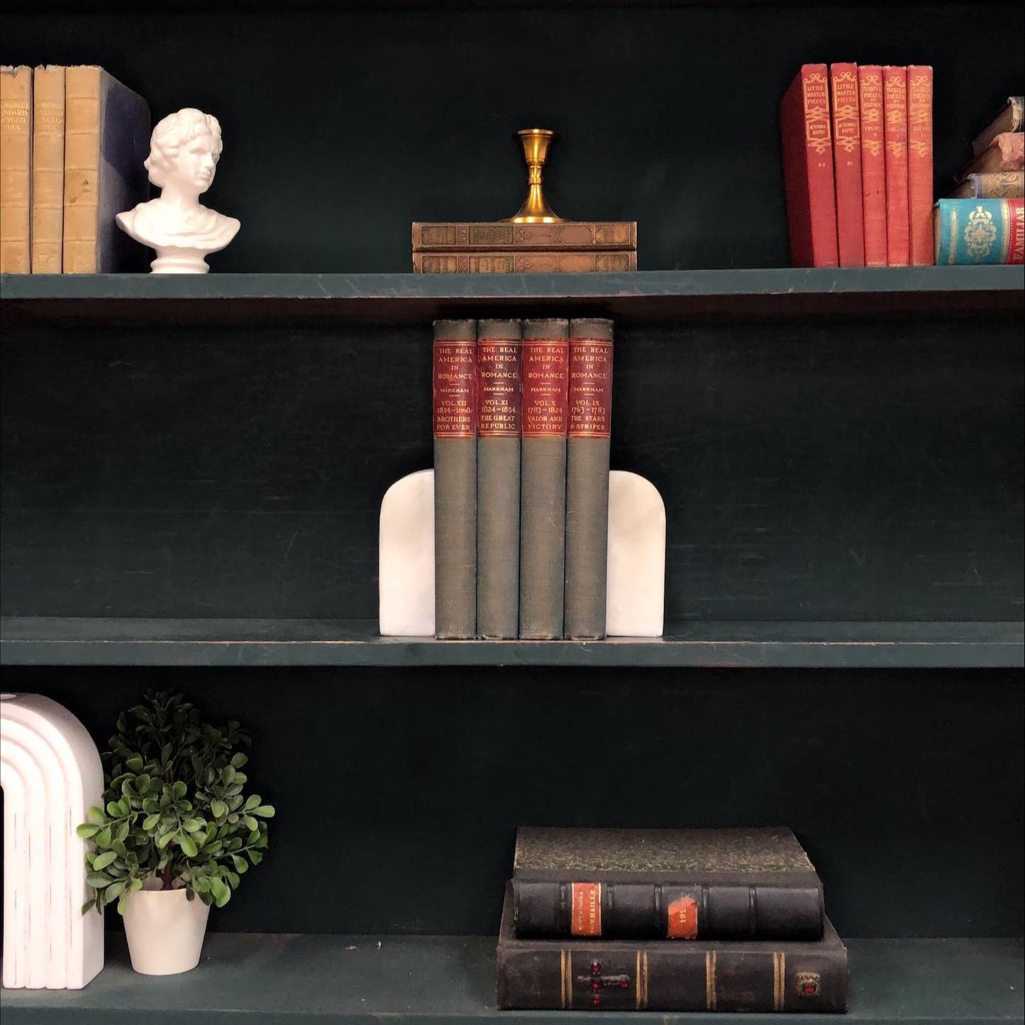 Classic Books by the Foot: The Real America in Romance, Decorative Hardcover Set, Display Hardcovers