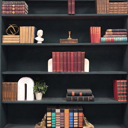 Classic Books by the Foot: Home Library, Decorative Hardcover Set, Display Hardcovers