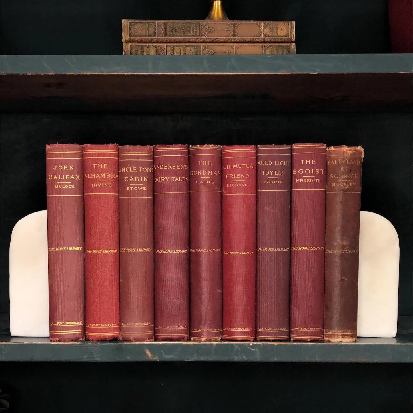 Classic Books by the Foot: Home Library, Decorative Hardcover Set, Display Hardcovers