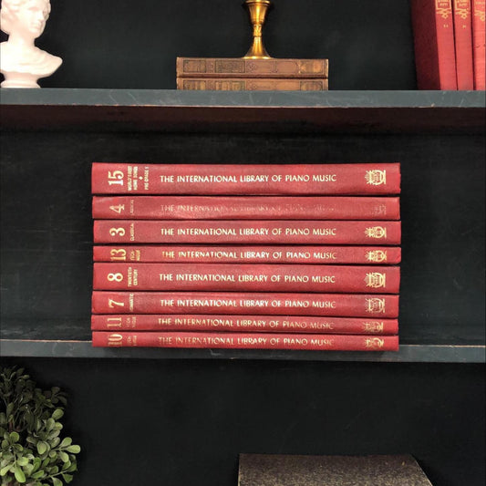 Non-Fiction Books by the Foot: The International Library of Piano Music, Decorative Hardcover Set, Display Hardcovers