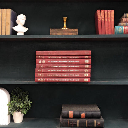 Non-Fiction Books by the Foot: The International Library of Piano Music, Decorative Hardcover Set, Display Hardcovers