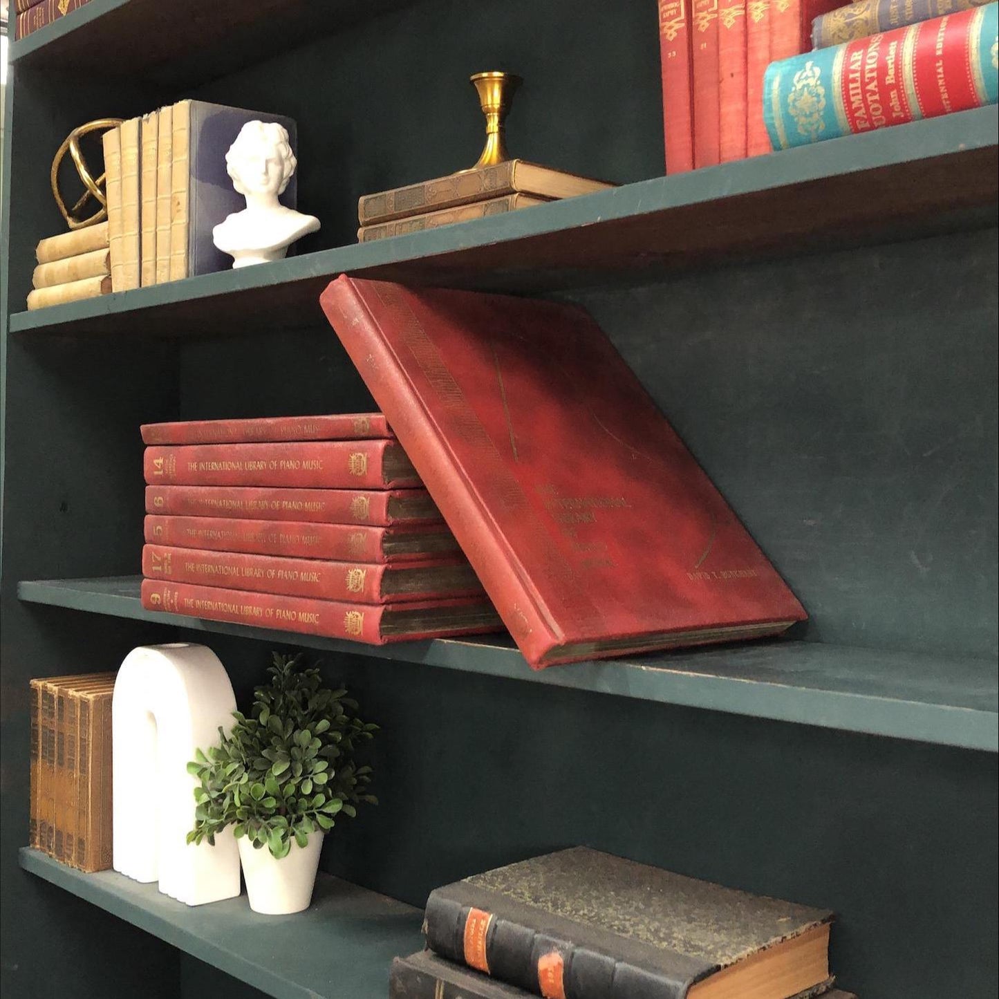 Non-Fiction Books by the Foot: The International Library of Piano Music, Decorative Hardcover Set, Display Hardcovers