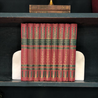 Non-Fiction Books by the Foot: Nelson's Encyclopedia, Decorative Hardcover Set, Display Hardcovers