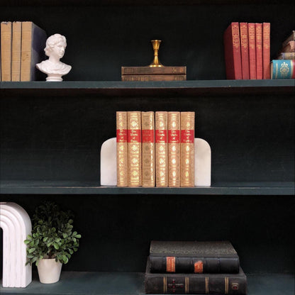 Classic Books by the Foot: The Works of, Gold Gilt, Decorative Hardcover Set, Display Hardcovers