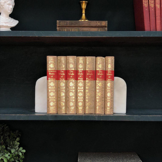 Classic Books by the Foot: The Works of, Gold Gilt, Decorative Hardcover Set, Display Hardcovers