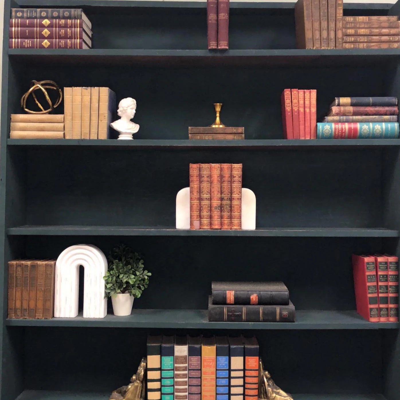 Classic Books by the Foot: English and American Literature Decorative Hardcover Set, Display Hardcovers