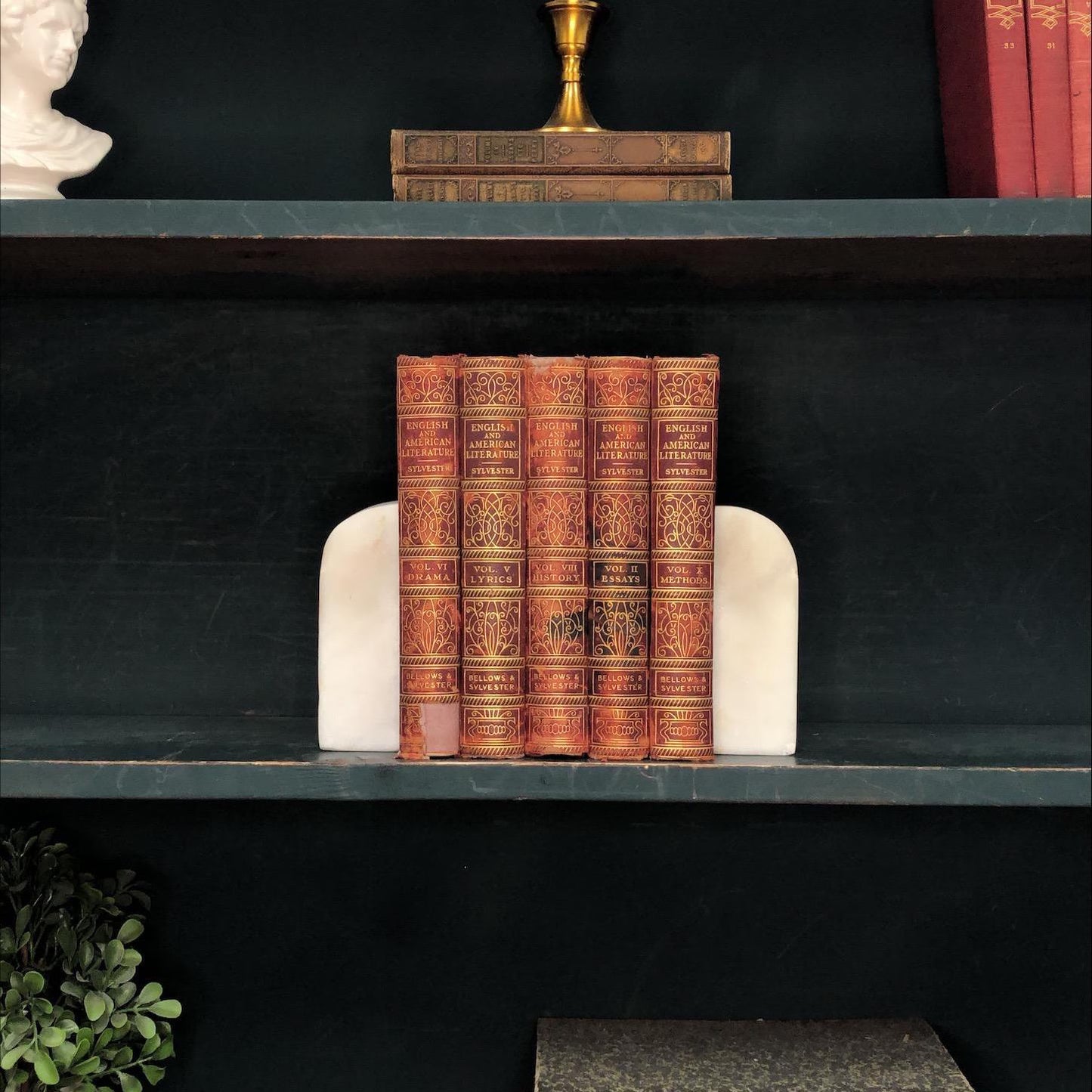 Classic Books by the Foot: English and American Literature Decorative Hardcover Set, Display Hardcovers