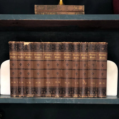 Foreign Language Books by the Foot: Goethe's German, Decorative Hardcover Set, Display Hardcovers