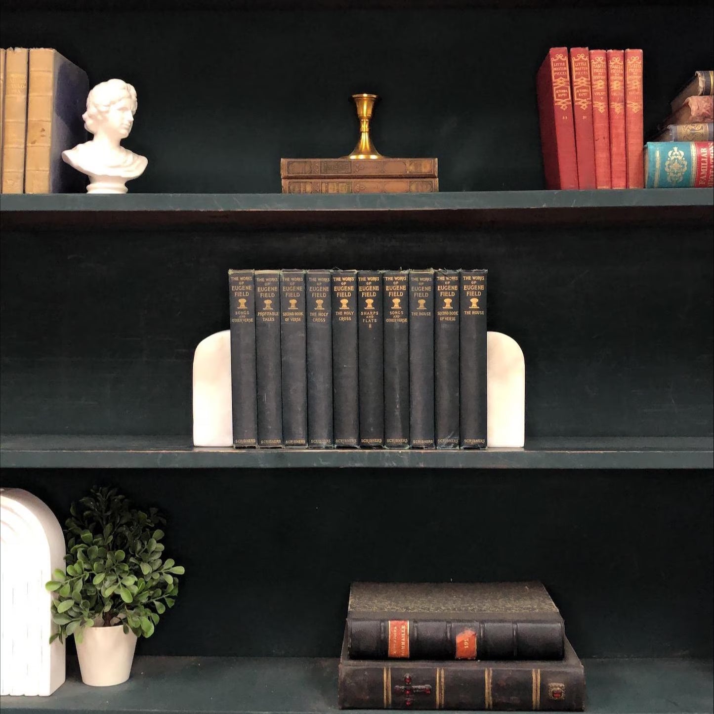 Classic Books by the Foot: The Works of Eugene Field, Decorative Hardcover Set, Display Hardcovers