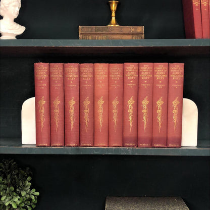 Classic Books by the Foot: The Complete Works James Whitcomb Riley, Decorative Hardcover Set, Display Hardcovers