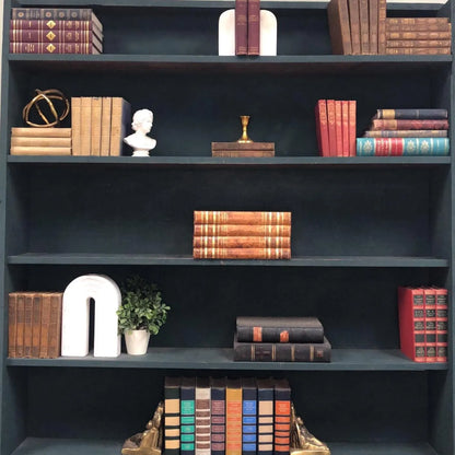 Foreign Language Books by the Foot: Ornate Swedish, Decorative Hardcover Set, Display Hardcovers