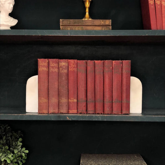 Juvenile Books by the Foot: Elsie Dinsmore, Decorative Hardcover Set, Display Hardcovers