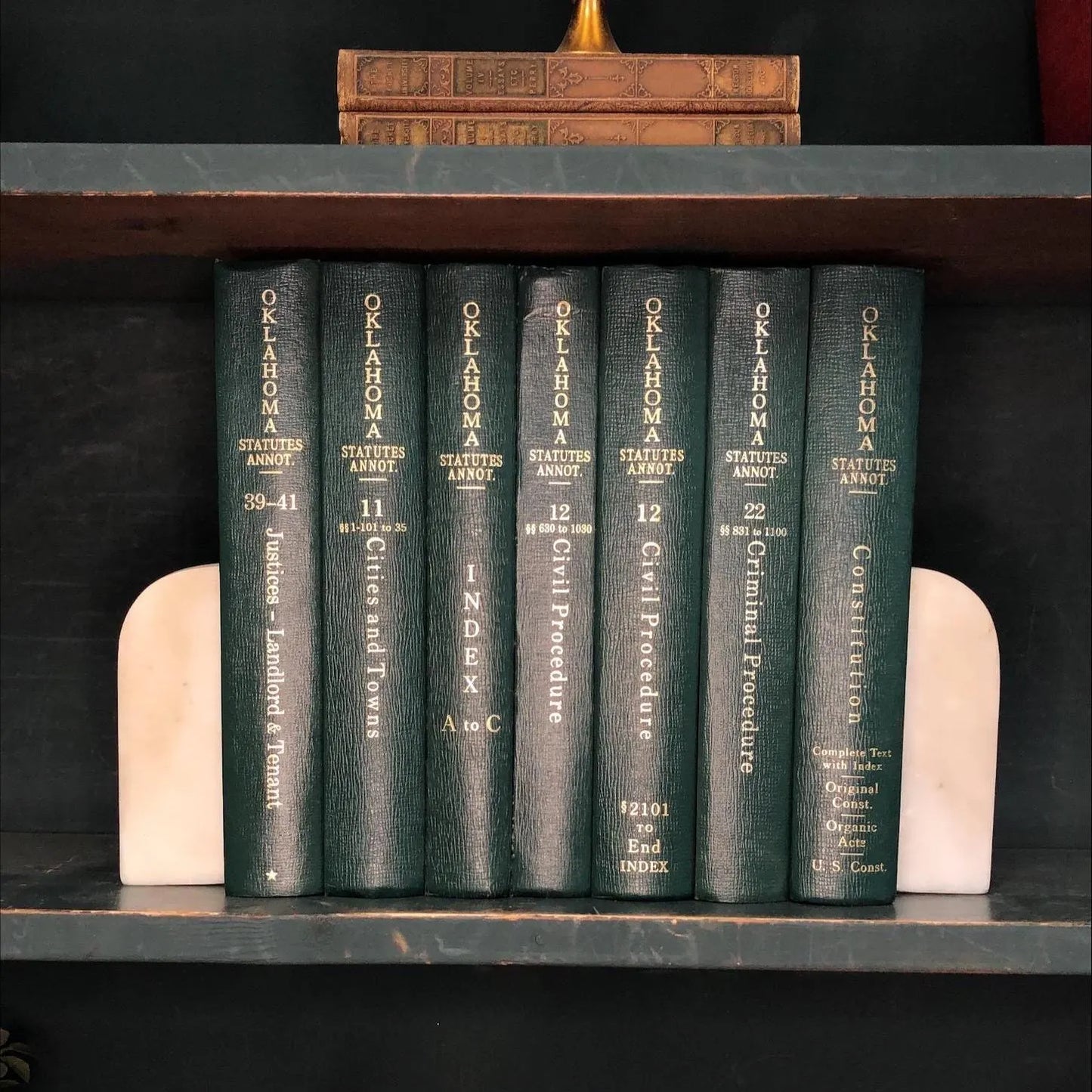 Classic Books by the Foot: Oklahoma Status Annotated, Hardcover Set, Display Hardcovers