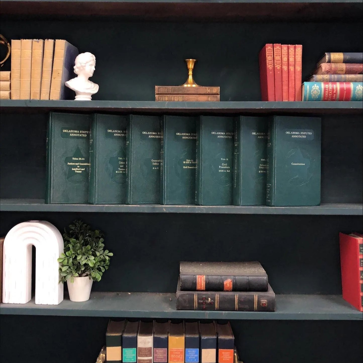 Classic Books by the Foot: Oklahoma Status Annotated, Hardcover Set, Display Hardcovers