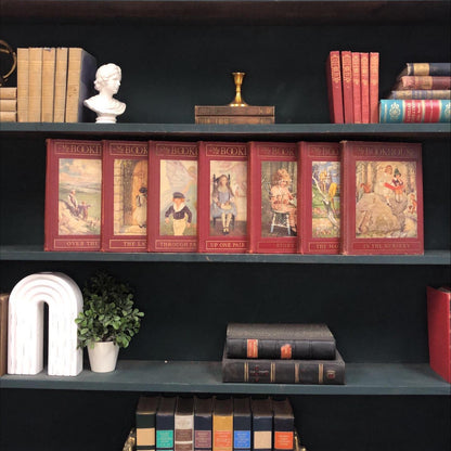 Juvenile Books by the Foot: My Book House, Decorative Hardcover Set, Display Hardcovers