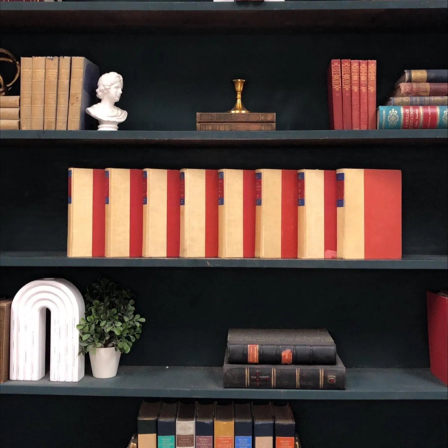 Classic Books by the Foot: Western Ranch Decor Set, Decorative Hardcover Set, Display Hardcovers