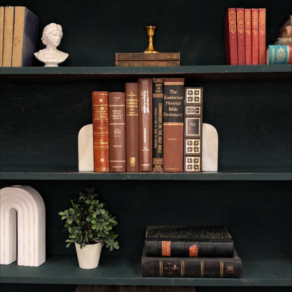 Classic Books by the Foot: Vintage Christian Theology Brown Book Decor, Display Hardcovers