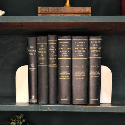 Classic Books by the Foot: Vintage Black Book Christian Scholar Library Decor, Display Hardcovers