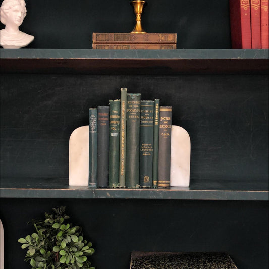 Classic Books by the Foot: Vintage Green Pocket books Christan Library, Display Hardcovers