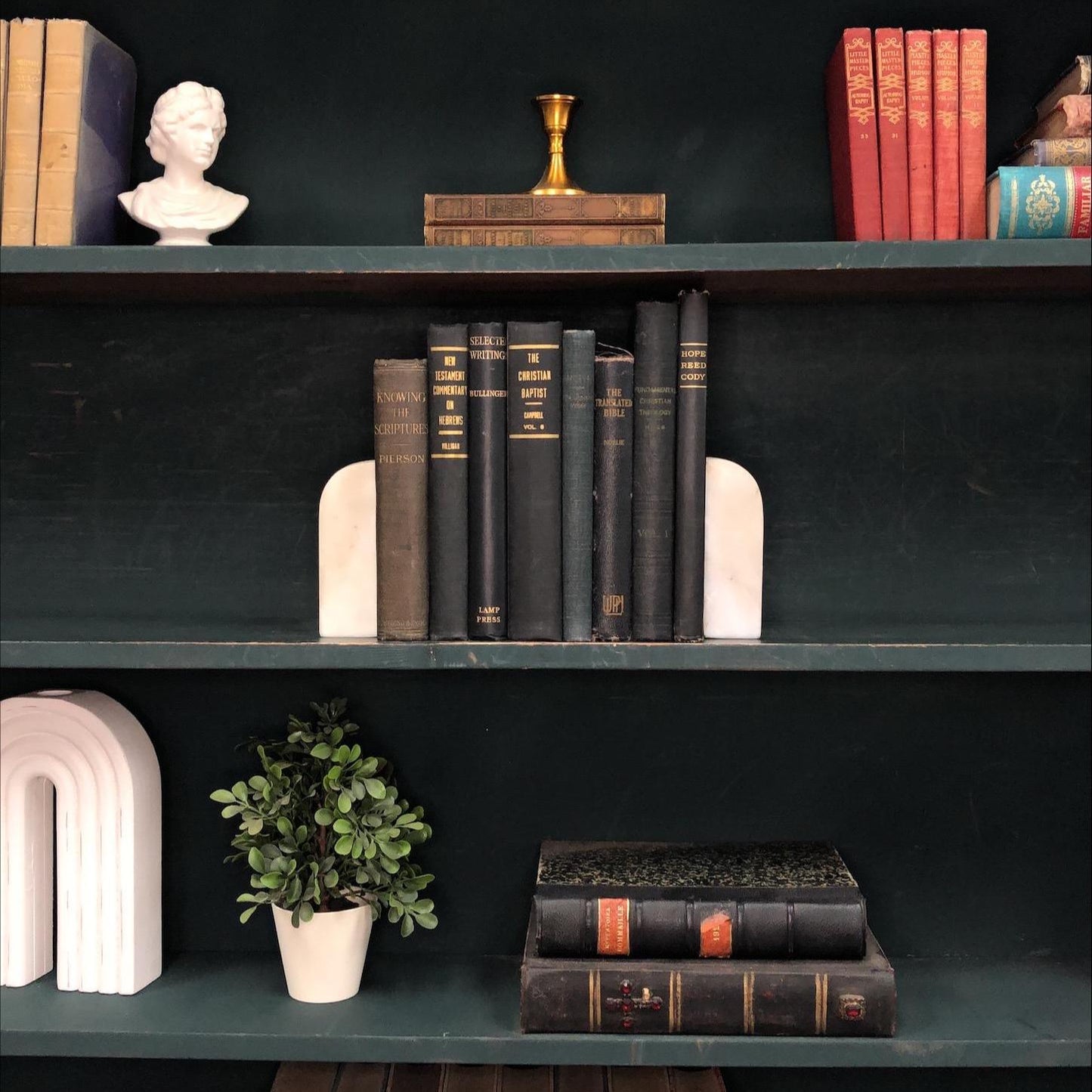 Classic Books by the Foot: Vintage Black Theology Christian Bible Study Decor, Display Hardcovers