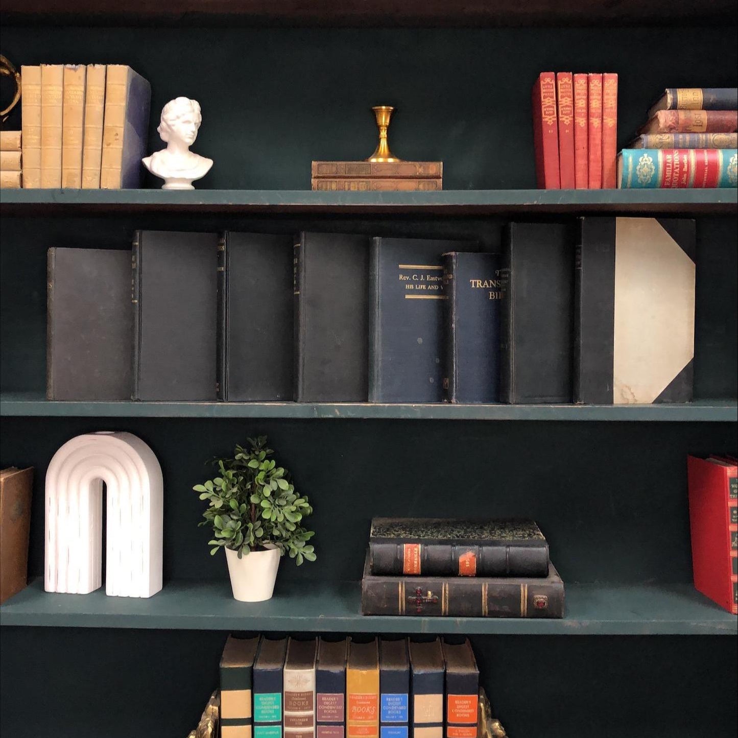 Classic Books by the Foot: Vintage Black Theology Christian Bible Study Decor, Display Hardcovers