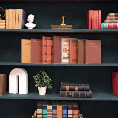 Classic Books by the Foot: Vintage Christian Home Study Library Decor, Display Hardcovers
