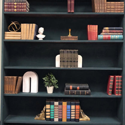 Classic Books by the Foot: Antique Mark Twain Classic American Library Decor, Hardcover Display
