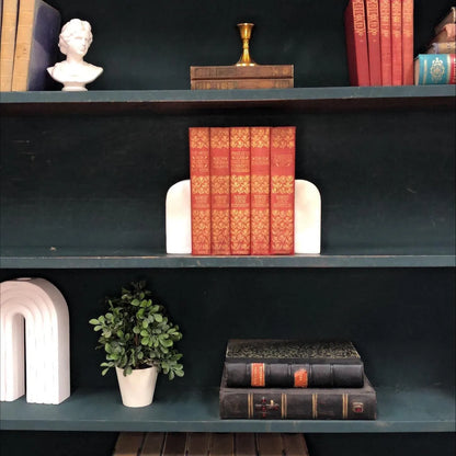Classic Books by the Foot: Ornate Antique Red and Gold Robert Louis Stevenson Set, Display Hardcovers