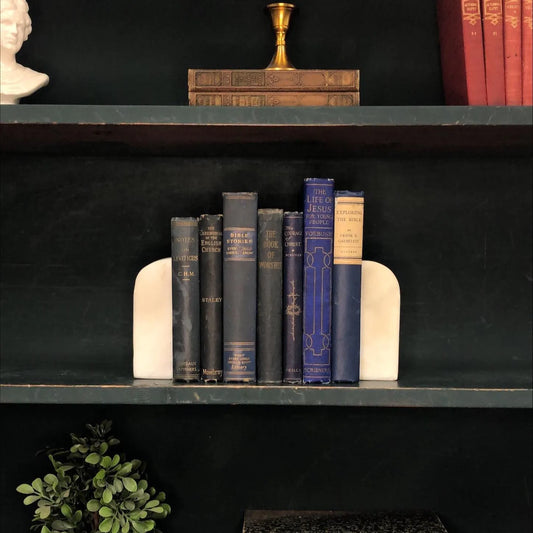 Classic Books by the Foot: Antique Christan Theology Scholar Library Decor, Display Hardcovers