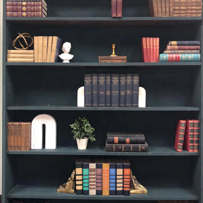 Classic Books by the Foot: Antique Bible Commentary Set B.H Carroll Christian Library Decor, Display Hardcovers