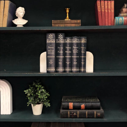 Classic Books by the Foot: Decorative Vintage Black and Gold Intellectual library set, Study Library Decor, Display Hardcovers