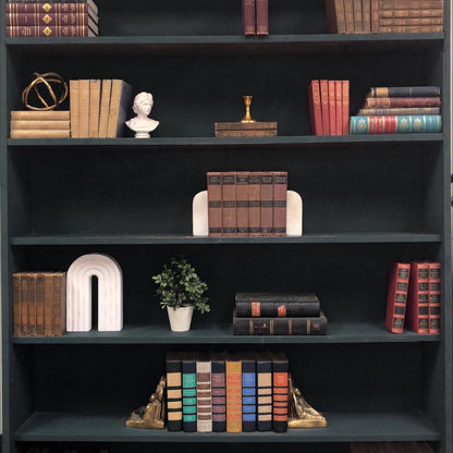 Classic Books by the Foot: Charels Dickens Antique Classic Library Decor, Display Hardcovers