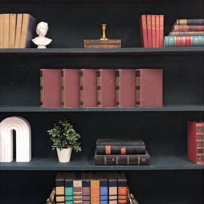 Classic Books by the Foot: Charels Dickens Antique Classic Library Decor, Display Hardcovers