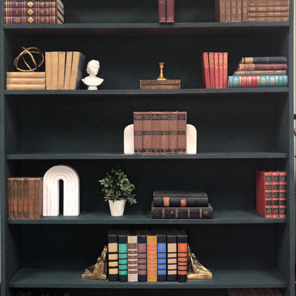 Classic Books by the Foot: Charels Dickens Antique Classic Library Decor, Display Hardcovers