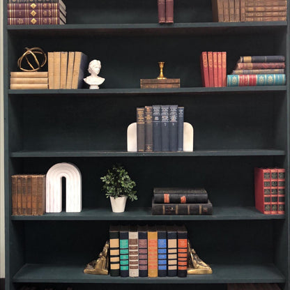Classic Books by the Foot: Antique Christian Theology Academia Library Decor, Display Hardcovers