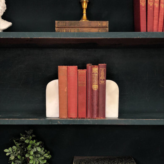 Classic Books by the Foot: Antique Pocket-Sized Classics Bundle Burgundy Crimson European Study Decor, Display Hardcovers