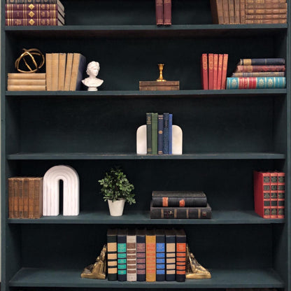 Classic Books by the Foot: Muted Antique Pocket Classics Set Dark Academia Library Decor, Display Hardcovers