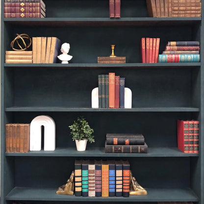 Classic Books by the Foot: Antique Literary Classics Scholar Library Decor, Display Hardcovers