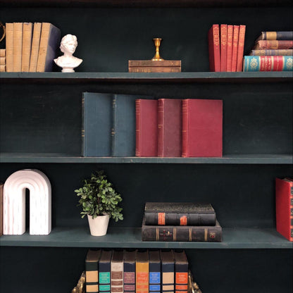 Classic Books by the Foot: Antique Victorian Gentleman's Classic Book Library Bundle, Display Hardcovers set