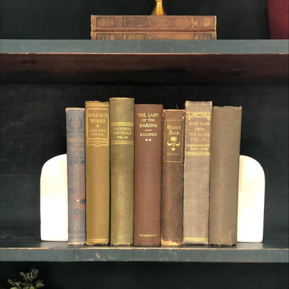Classic Books by the Foot: Romantic Dark Academia Classic Library Study Decor Antique Olive and Brown Bundle, Display Hardcovers set