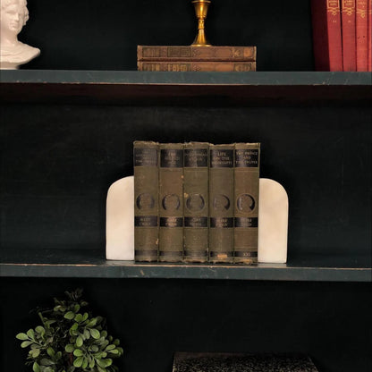 Classic Books by the Foot: Antique Mark Twain Classic American Library Decor, Hardcover Display