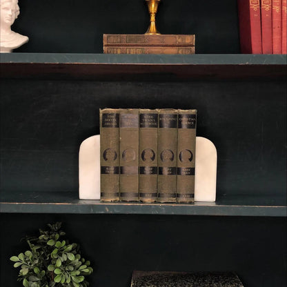 Classic Books by the Foot: Antique Mark Twain Classic American Library Decor, Hardcover Display